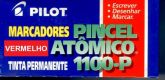 Marcador Permanente Pilot - 1100 Vermelho-cx c/ 12 unidades